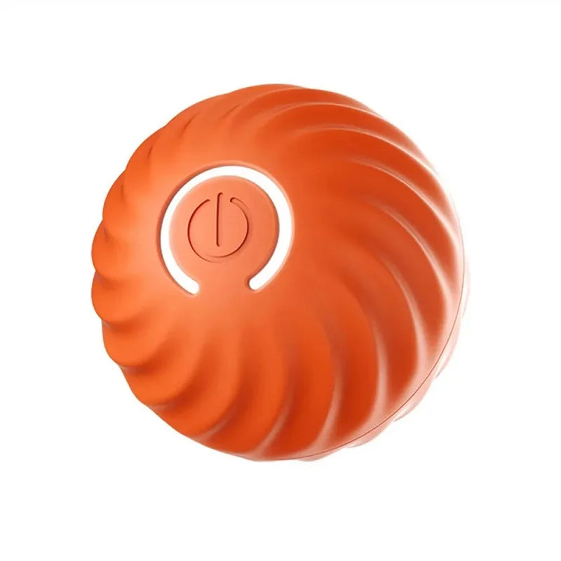 Pelota de juguete para perros automática, con movimiento, rebote y rodadura, USB, juguete interactivo inteligente para cachorros, pelota masticable para perros