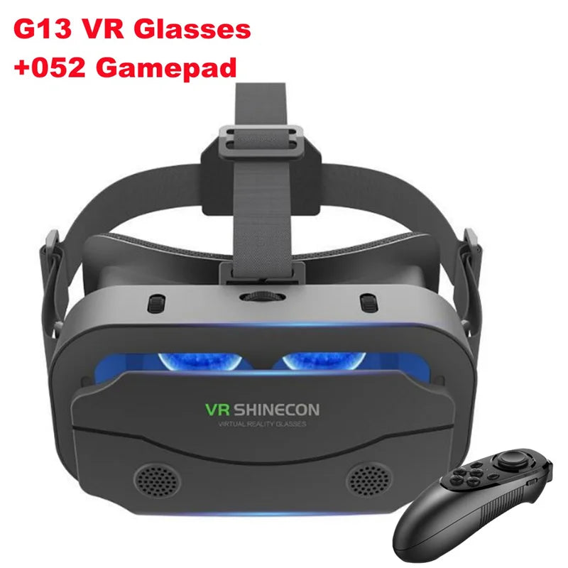 Gafas de realidad virtual 3D G13 IMAX con pantalla gigante, caja de cartón de Google, casco VR para teléfonos de 4,7 a 7 pulgadas, compatible con mando de juego.