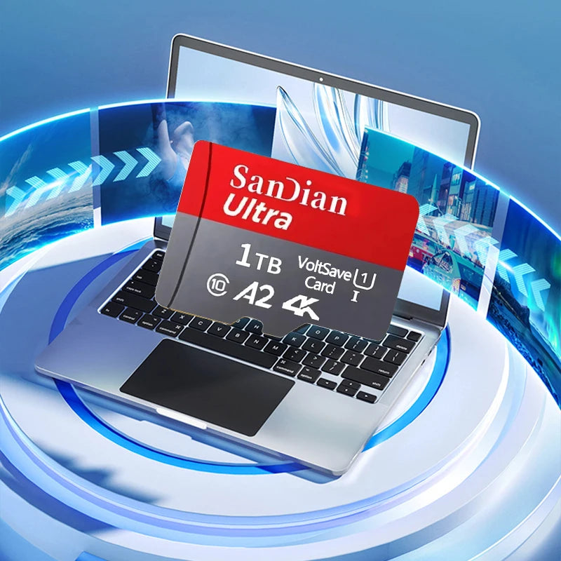 Original Memory Cards 1TB Micro TF Card 128GB 512GB High Capacity Flash Card Class10 High-Speed SD Card for PC/phone/Camera/Mac