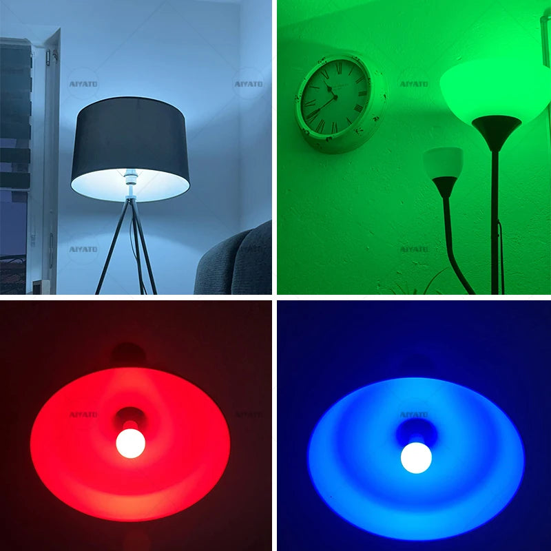 Bombillas LED Tuya con Bluetooth, regulables, 15 W, 18 W, E27, B22, 220 V, RGBCW, cambio de color, aplicación Smart Life, control grupal, ritmo musical y temporizador.