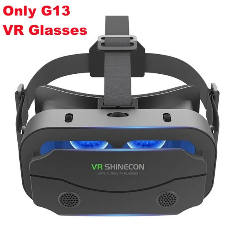 Gafas de realidad virtual 3D G13 IMAX con pantalla gigante, caja de cartón de Google, casco VR para teléfonos de 4,7 a 7 pulgadas, compatible con mando de juego.