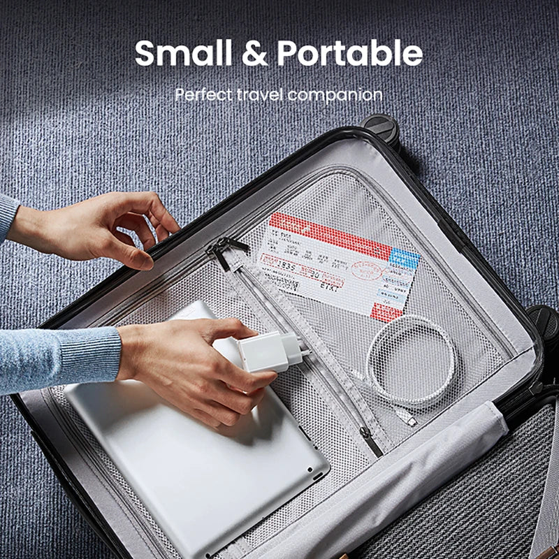 Cargador rápido PD de 30 W para iPhone 14, 13 y 12. Cable de carga rápida USB C a Lightning para iPhone 17, 16 y 15 Pro Max. Adaptador de corriente tipo C.