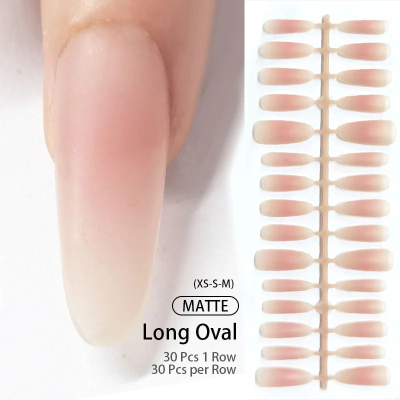 Matte Nude Press-On Nails
