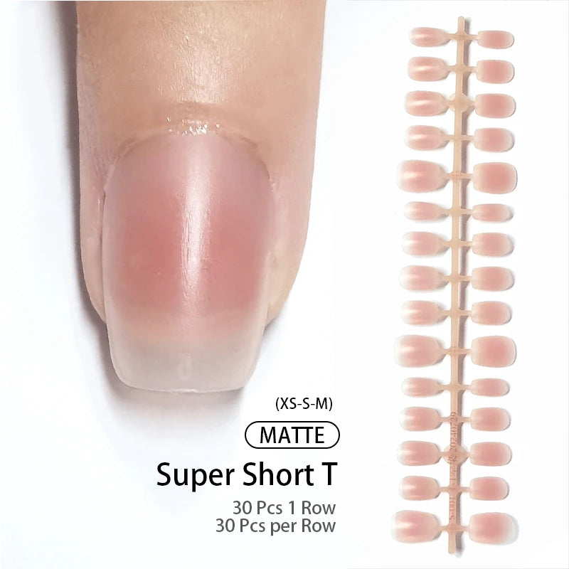 Matte Nude Press-On Nails