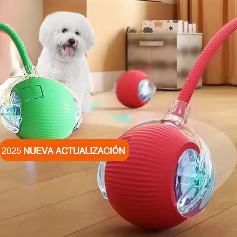 Pelota interactiva para perros, automática y recargable, juguete interactivo inteligente para cachorros.