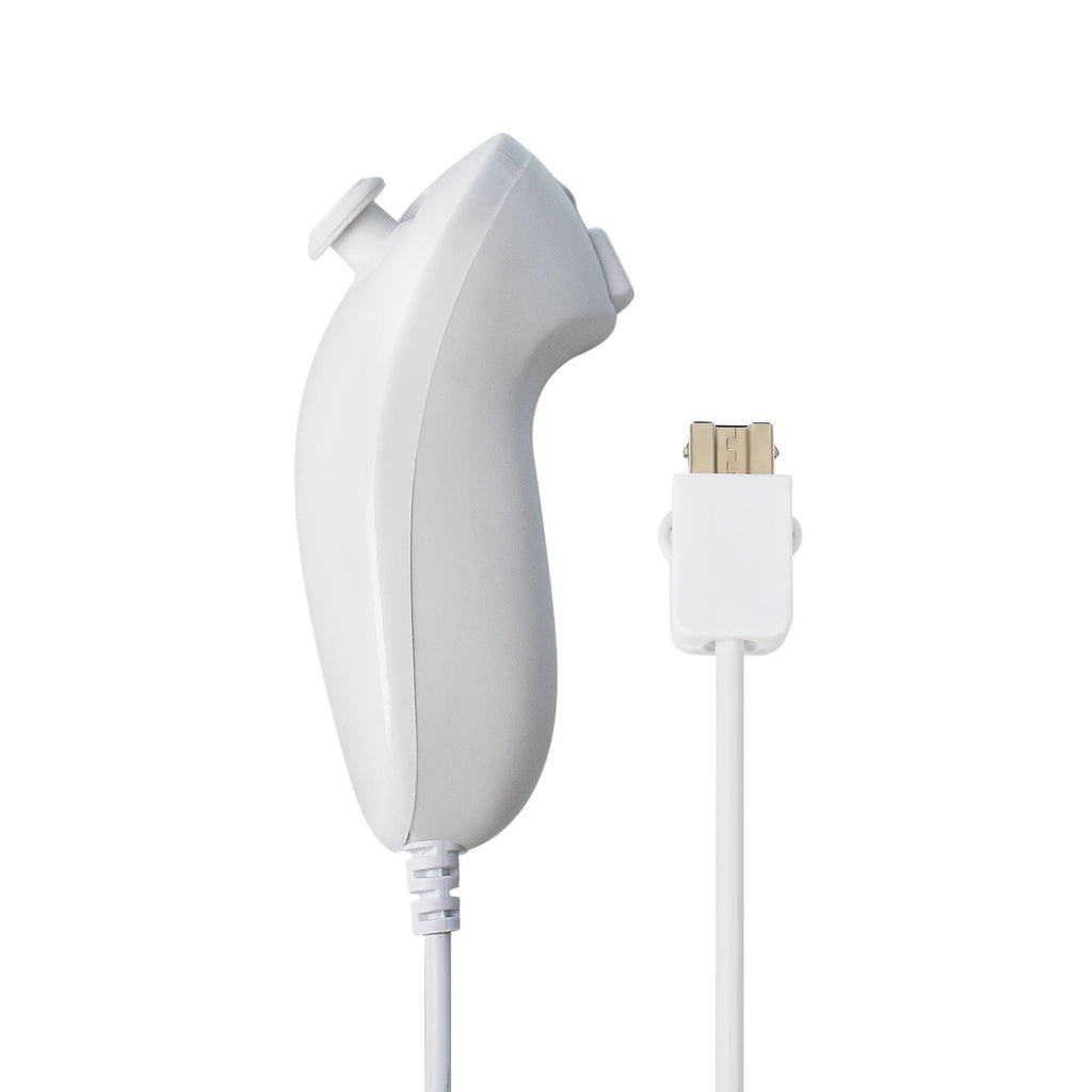 Juego de control 2 en 1 para Nintendo Wii, joystick Motion Plus opcional, control remoto inalámbrico con funda de silicona para videojuegos