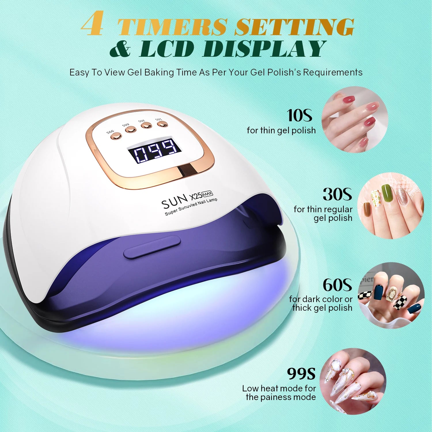 Powerful LED Nail Lamp