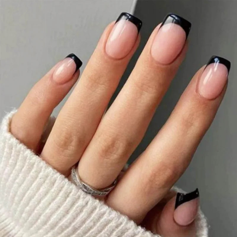 Elegant Pink and White Nails