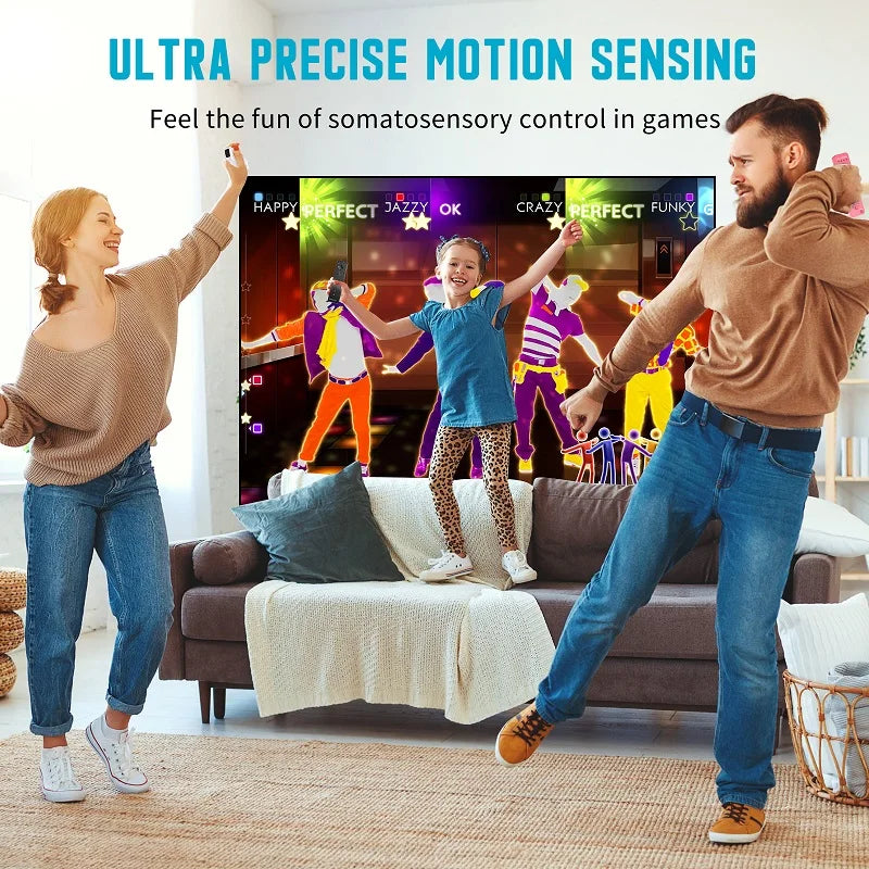 Juego de control 2 en 1 para Nintendo Wii, joystick Motion Plus opcional, control remoto inalámbrico con funda de silicona para videojuegos