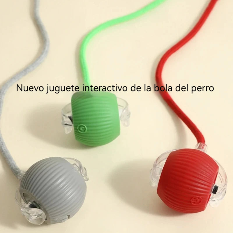 Pelota interactiva para perros, automática y recargable, juguete interactivo inteligente para cachorros.