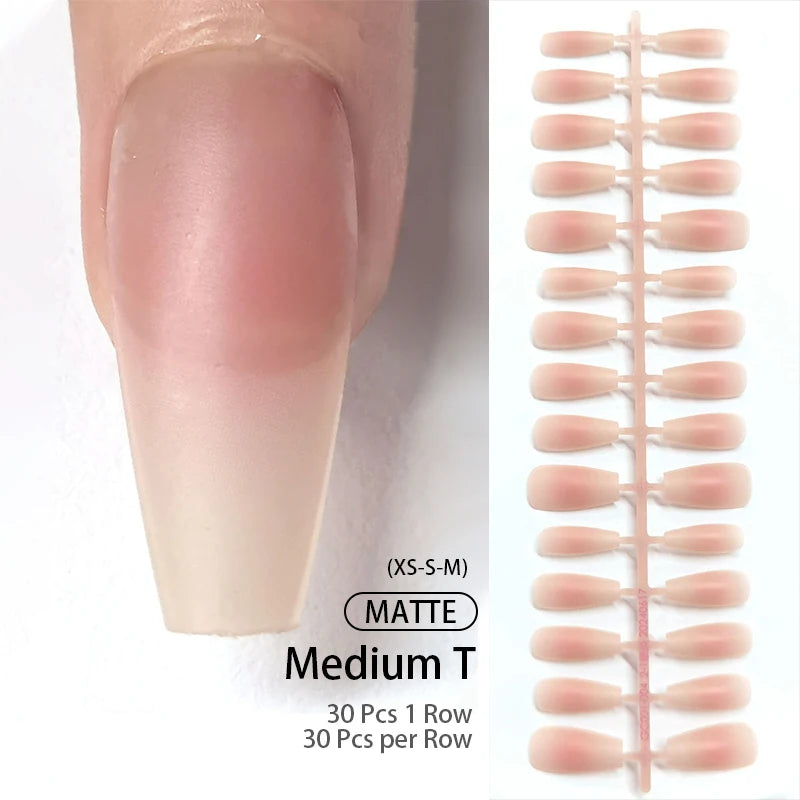 Matte Nude Press-On Nails