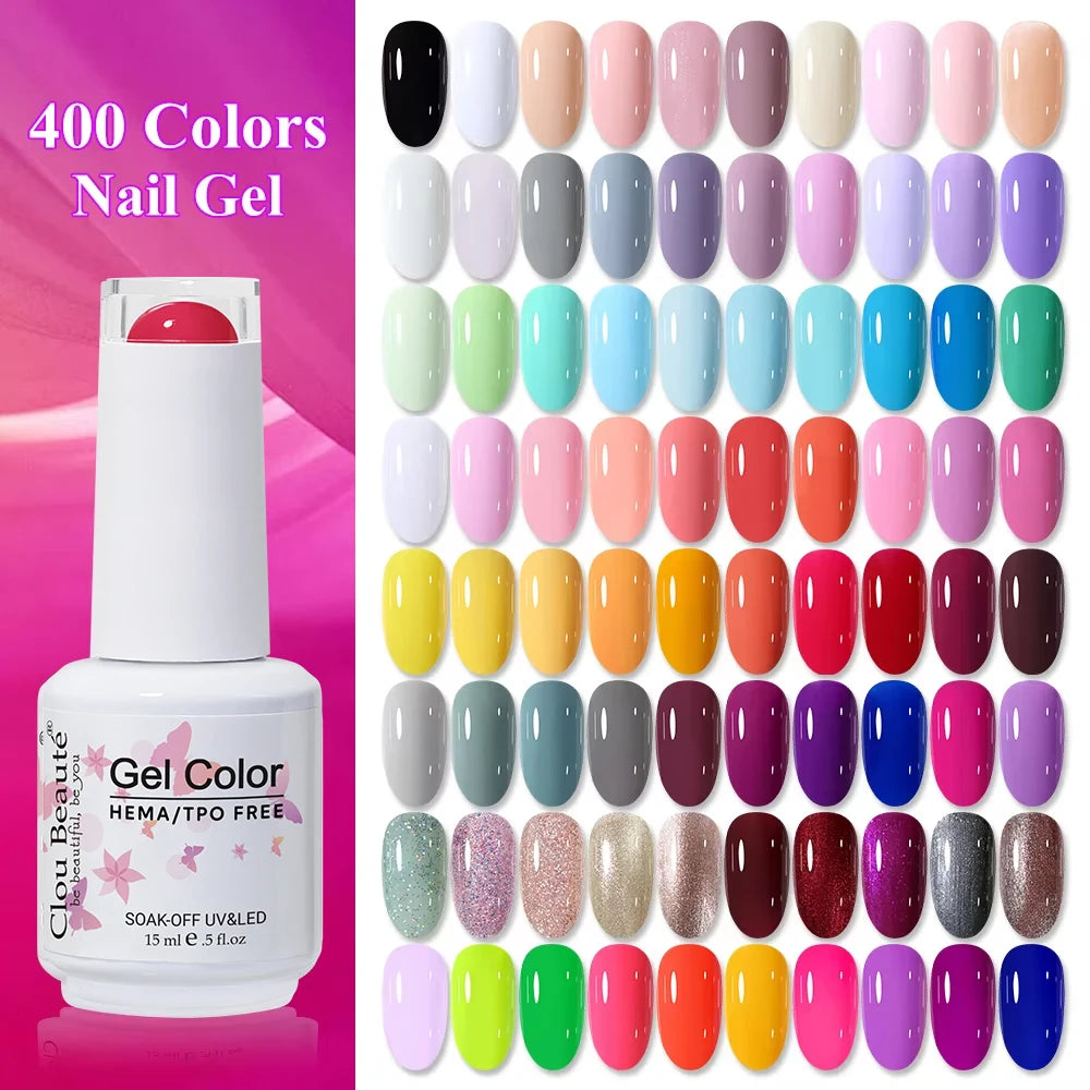 Gel nail polish 400 colors
